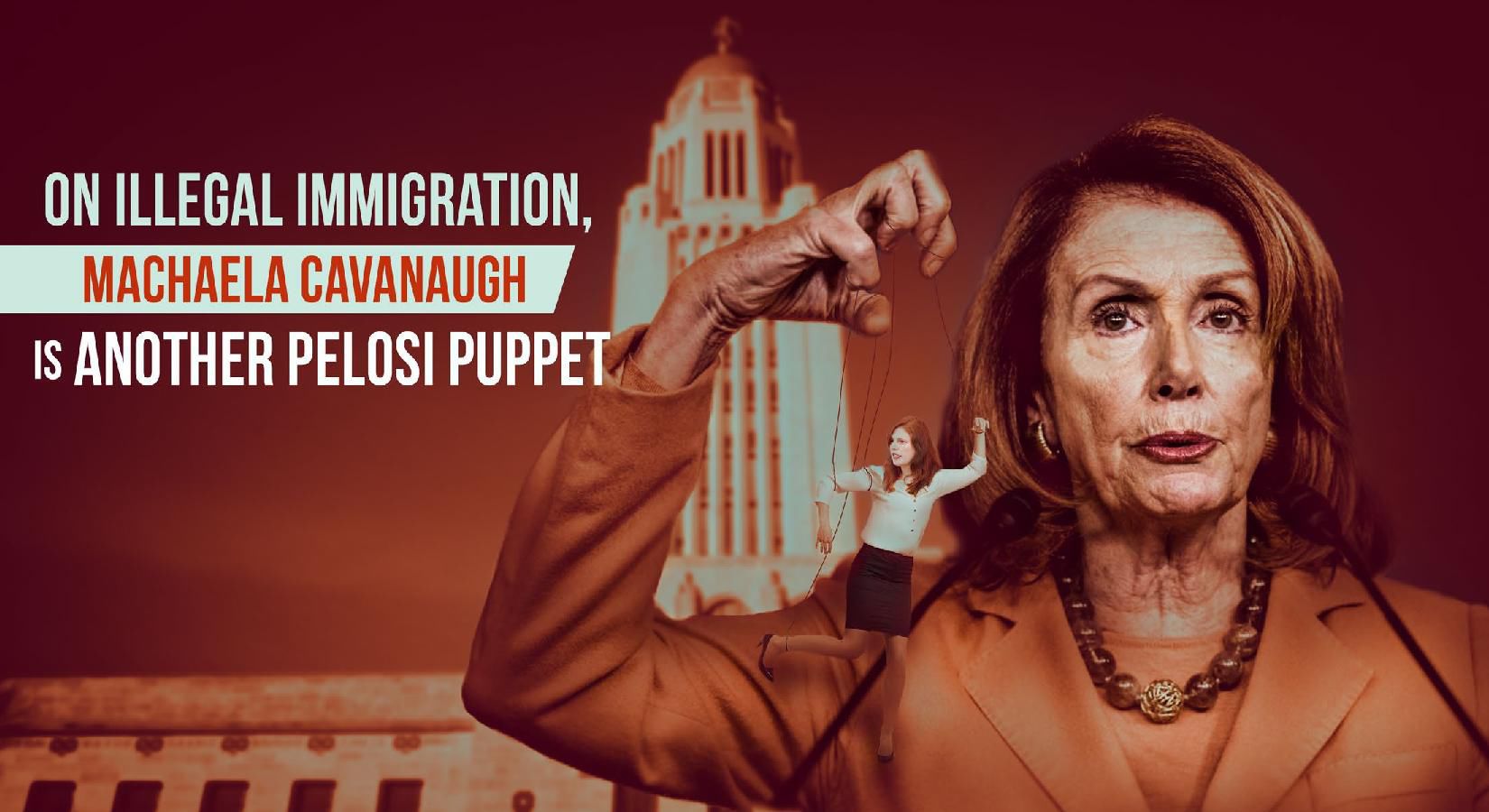 Nebraska Republican Party mailer on Machaela Cavanaugh